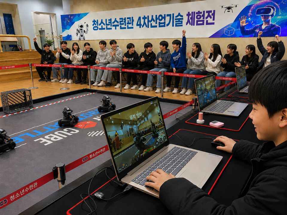 연령별 맞춤 운영 — 중학생 · 4차산업기술 체험전