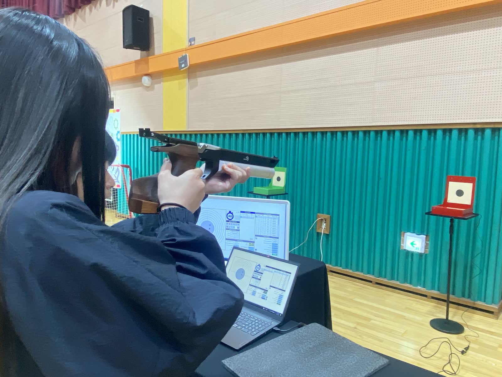 레이저사격 체험부스 장비와 부스 구성